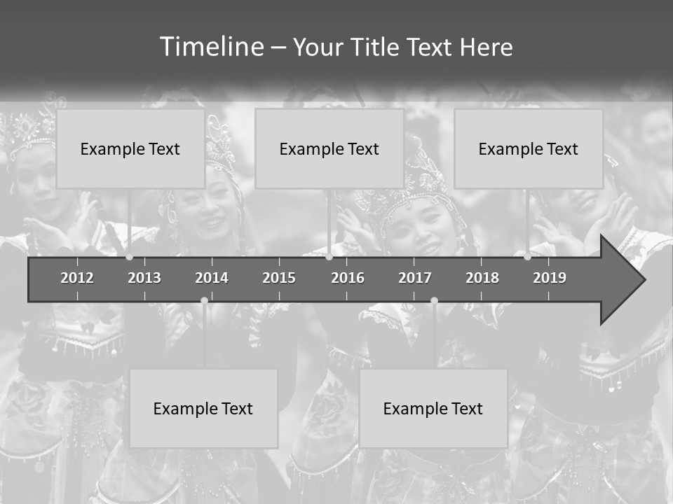 Colors Tradition Mickey PowerPoint Template