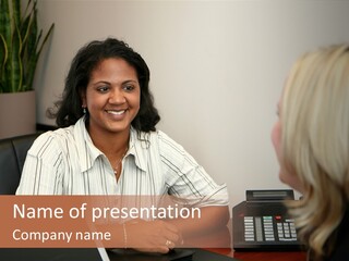 Meeting Workplace Ceo PowerPoint Template