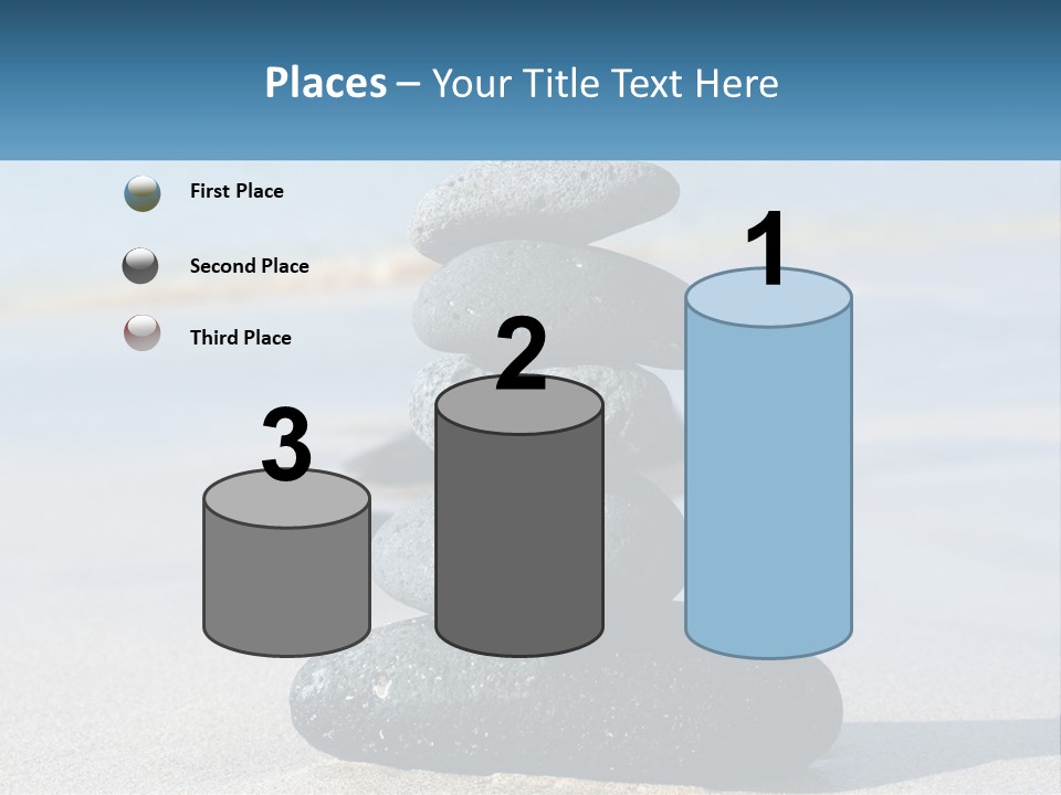 Water Meditation Outdoors PowerPoint Template