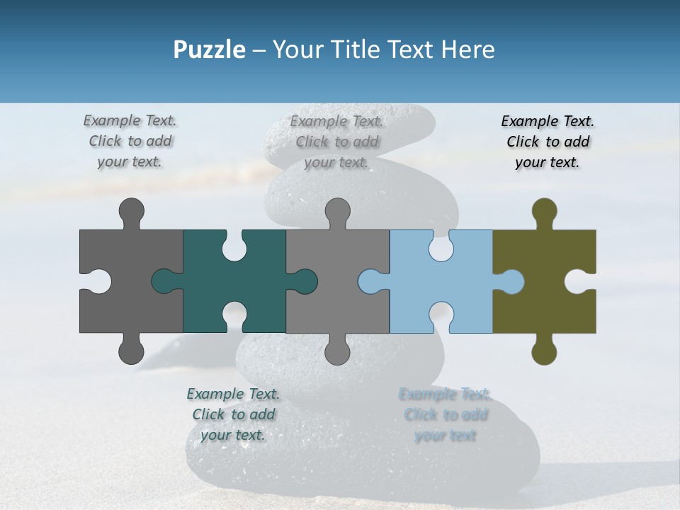 Water Meditation Outdoors PowerPoint Template