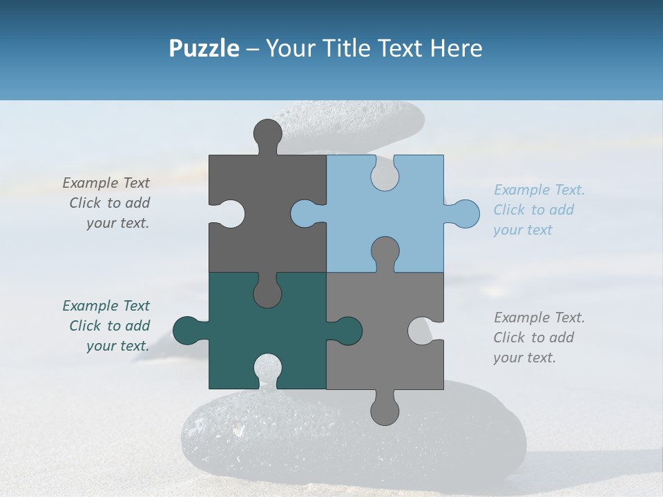 Water Meditation Outdoors PowerPoint Template