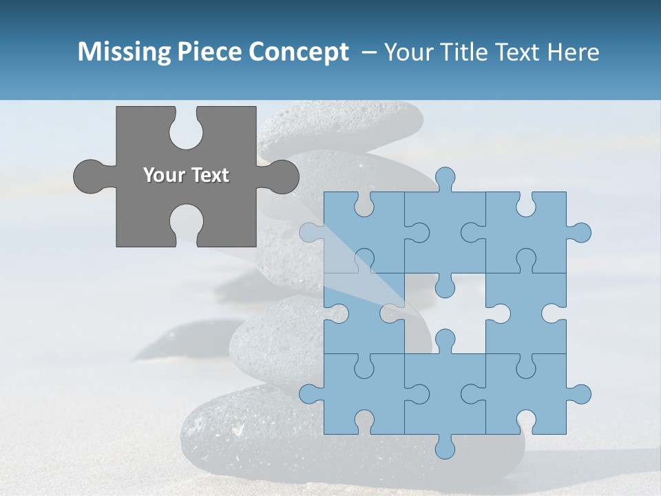 Water Meditation Outdoors PowerPoint Template