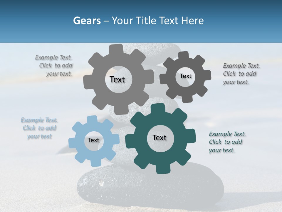 Water Meditation Outdoors PowerPoint Template