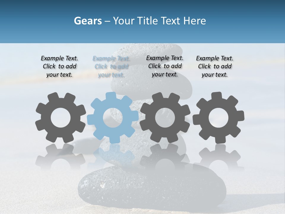 Water Meditation Outdoors PowerPoint Template