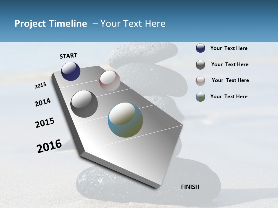 Water Meditation Outdoors PowerPoint Template