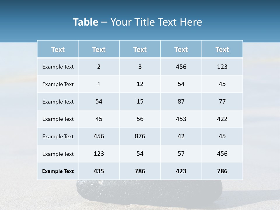 Water Meditation Outdoors PowerPoint Template