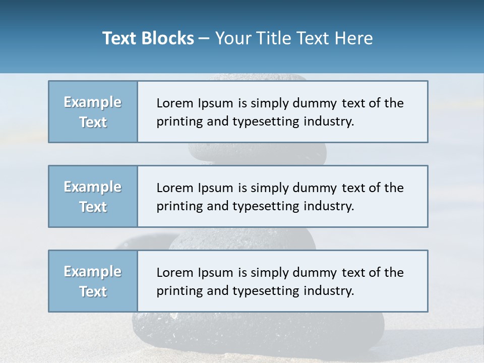 Water Meditation Outdoors PowerPoint Template