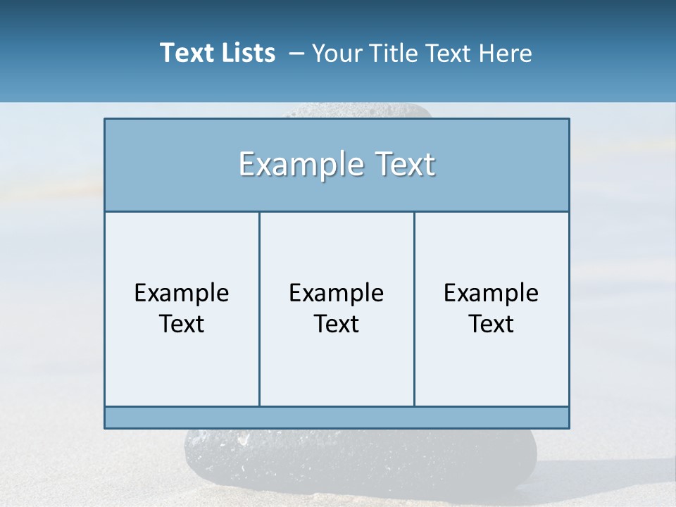Water Meditation Outdoors PowerPoint Template