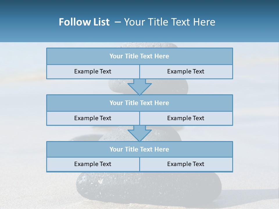 Water Meditation Outdoors PowerPoint Template