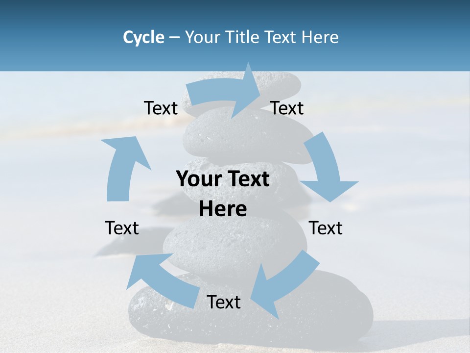 Water Meditation Outdoors PowerPoint Template