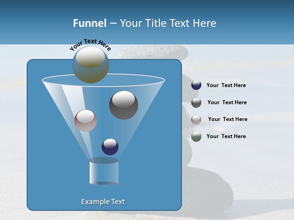 Water Meditation Outdoors PowerPoint Template