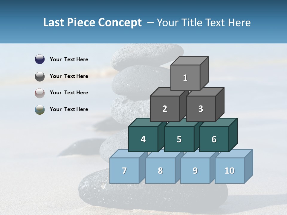 Water Meditation Outdoors PowerPoint Template