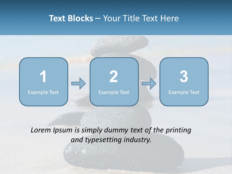 Water Meditation Outdoors PowerPoint Template