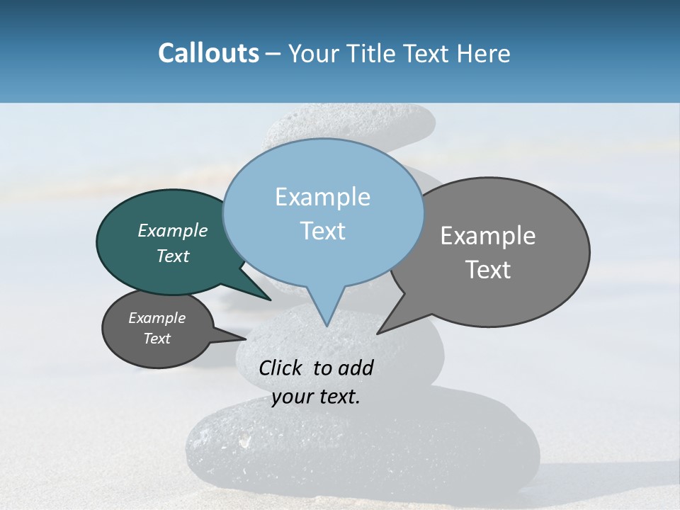 Water Meditation Outdoors PowerPoint Template