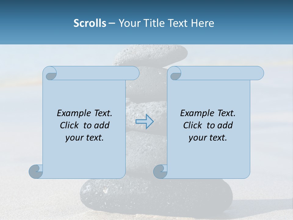 Water Meditation Outdoors PowerPoint Template