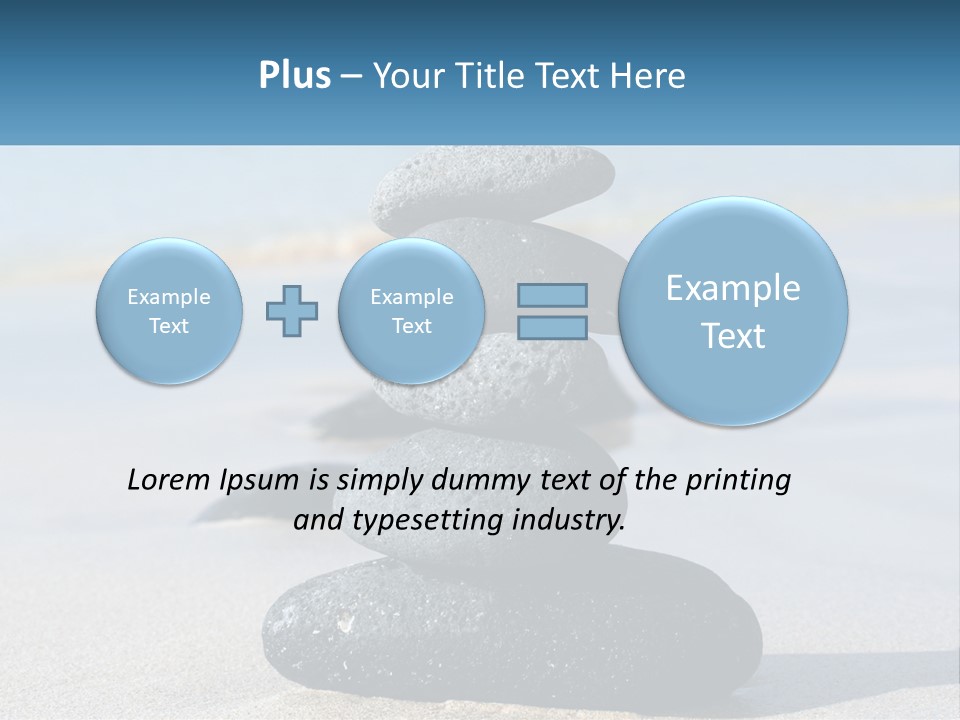 Water Meditation Outdoors PowerPoint Template