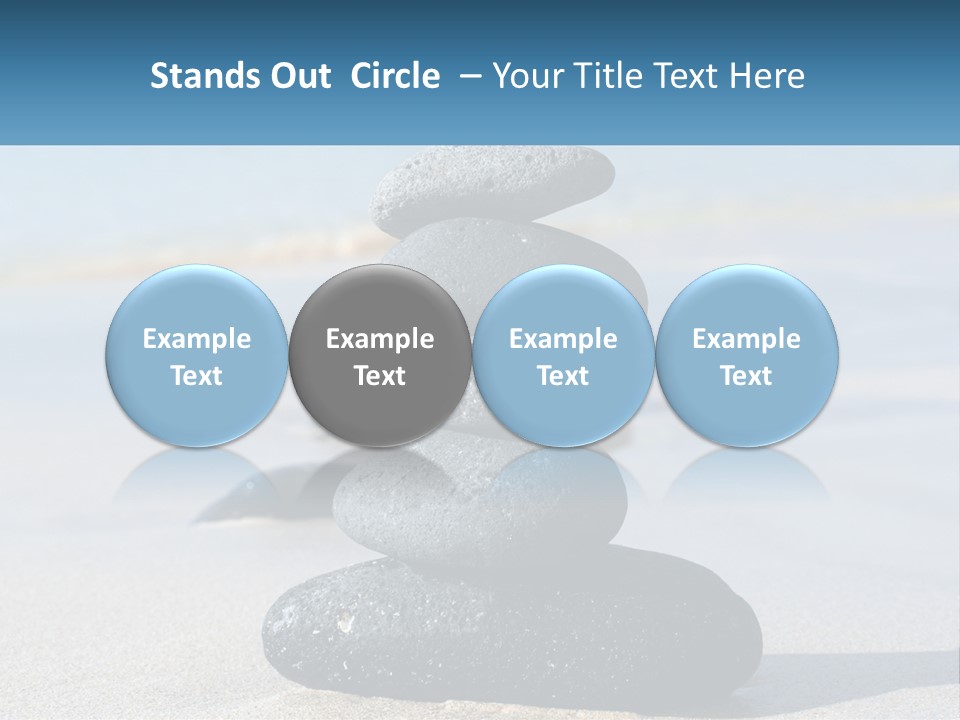 Water Meditation Outdoors PowerPoint Template