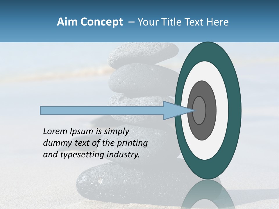 Water Meditation Outdoors PowerPoint Template