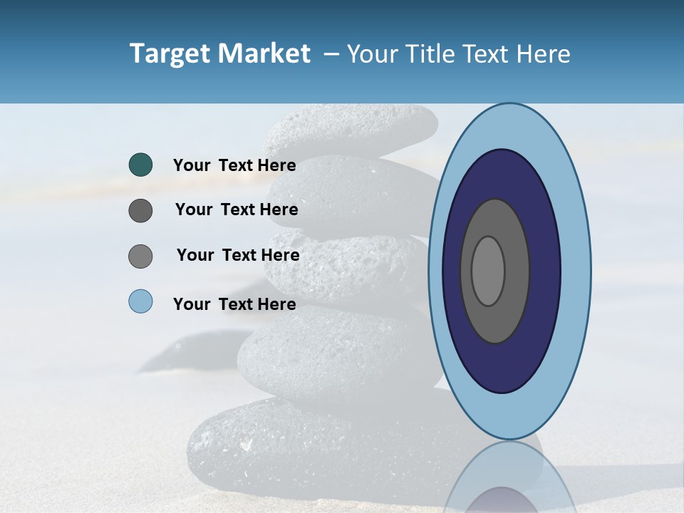 Water Meditation Outdoors PowerPoint Template