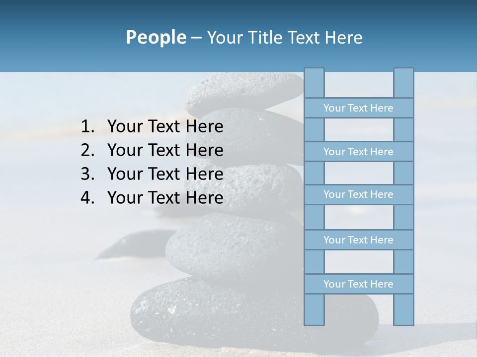 Water Meditation Outdoors PowerPoint Template