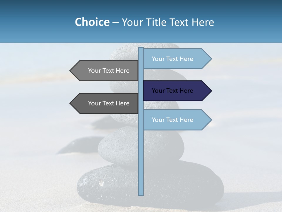 Water Meditation Outdoors PowerPoint Template