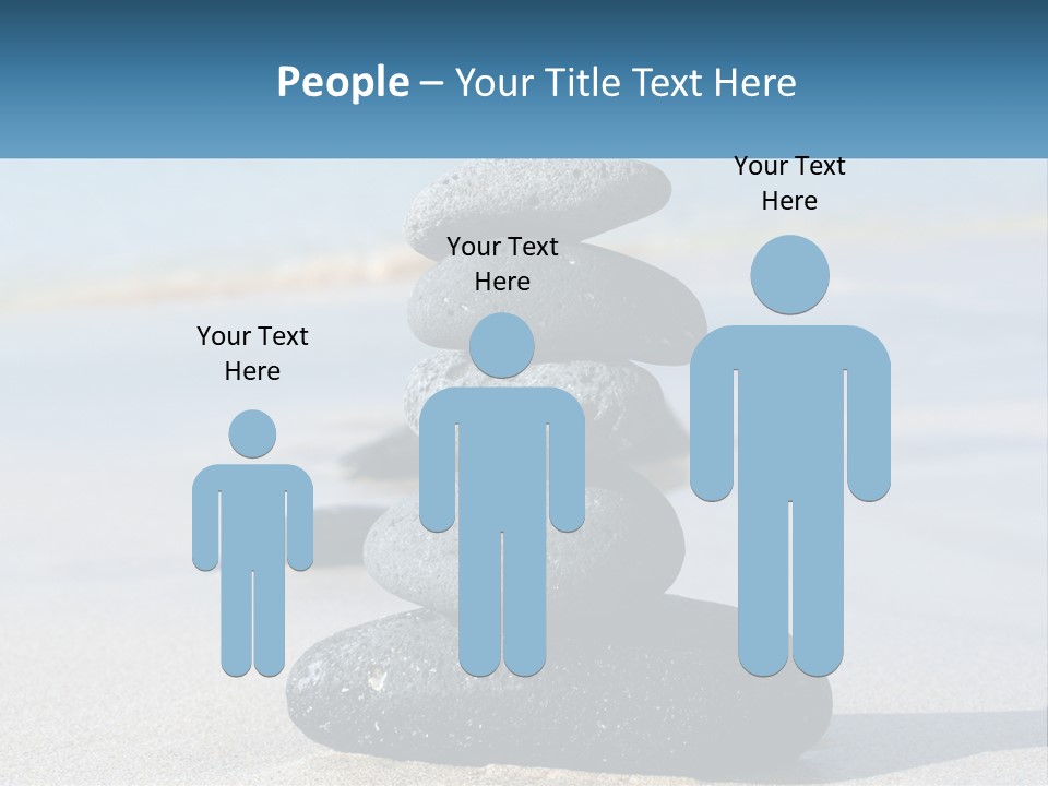 Water Meditation Outdoors PowerPoint Template