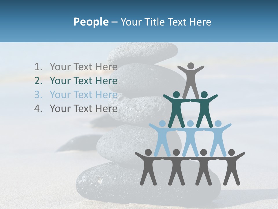 Water Meditation Outdoors PowerPoint Template