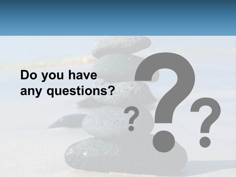 Water Meditation Outdoors PowerPoint Template