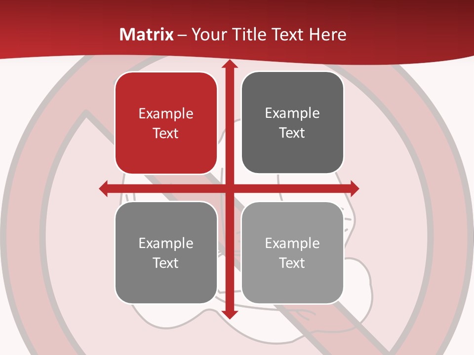 Victory Human Silhouette PowerPoint Template