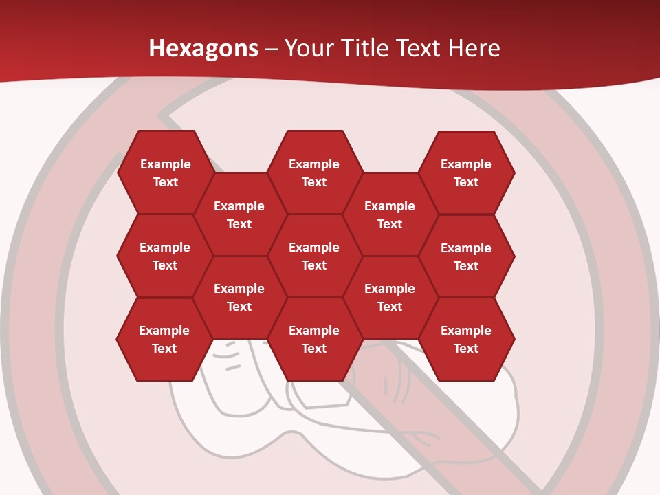 Victory Human Silhouette PowerPoint Template