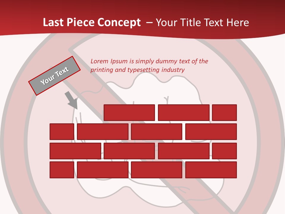 Victory Human Silhouette PowerPoint Template