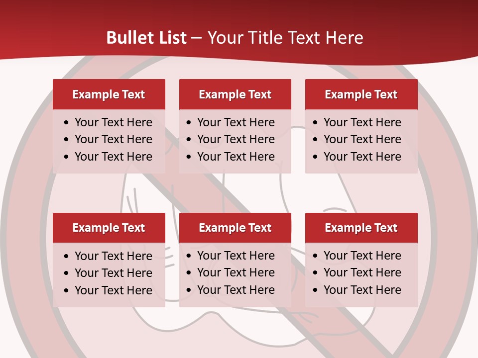 Victory Human Silhouette PowerPoint Template