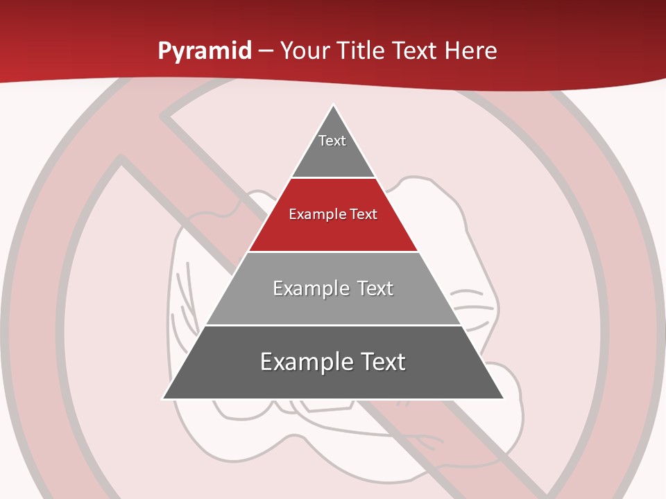 Victory Human Silhouette PowerPoint Template