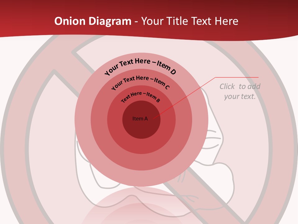 Victory Human Silhouette PowerPoint Template