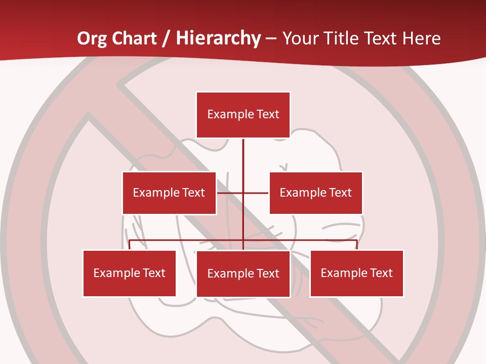 Victory Human Silhouette PowerPoint Template