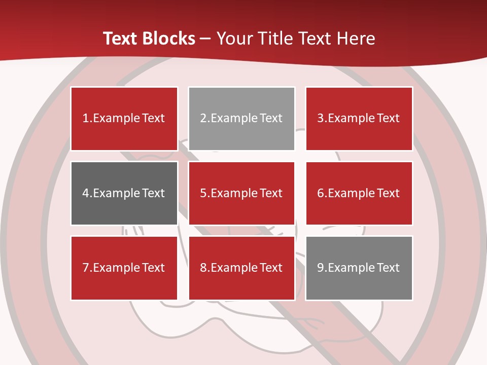 Victory Human Silhouette PowerPoint Template