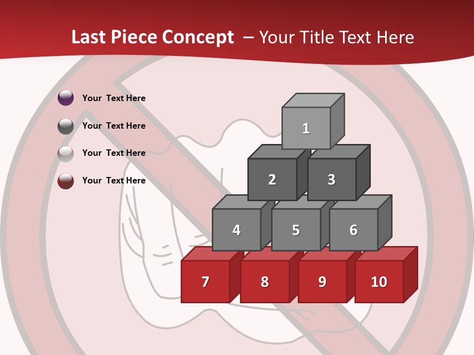 Victory Human Silhouette PowerPoint Template