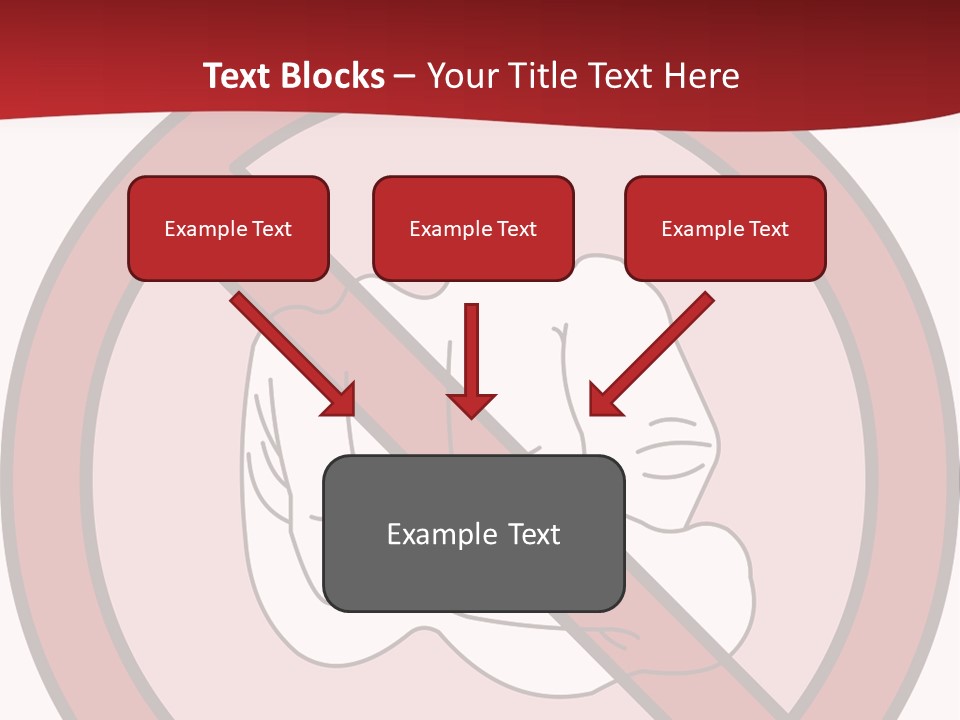 Victory Human Silhouette PowerPoint Template