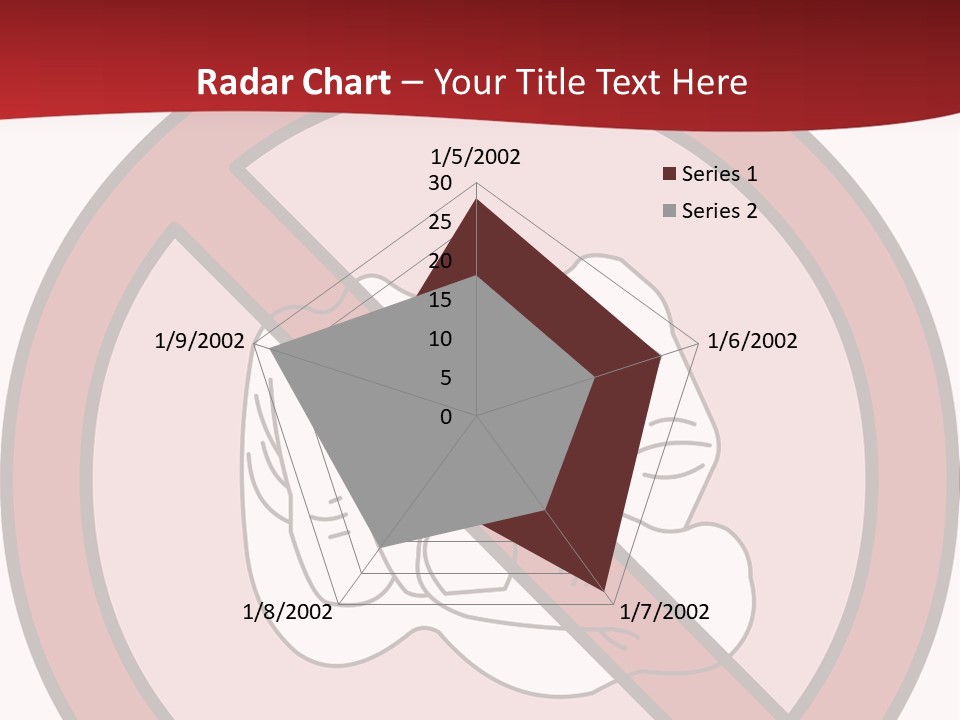 Victory Human Silhouette PowerPoint Template