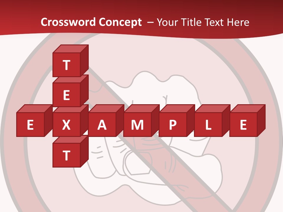 Victory Human Silhouette PowerPoint Template