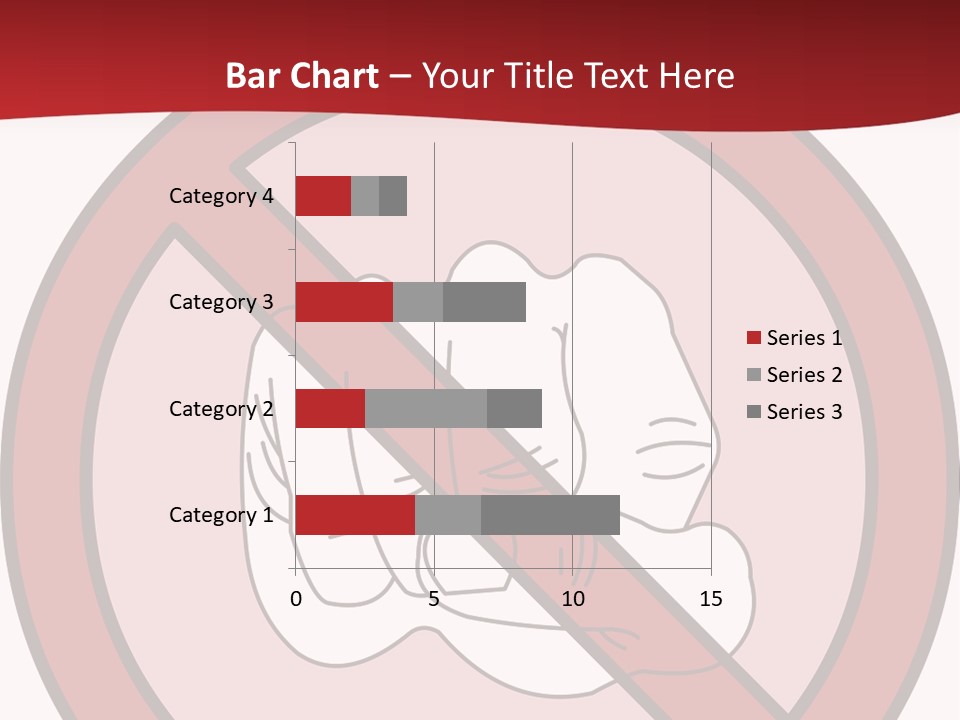 Victory Human Silhouette PowerPoint Template