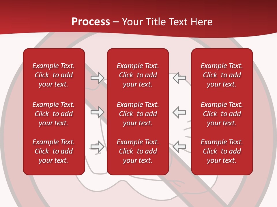 Victory Human Silhouette PowerPoint Template