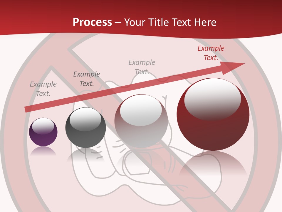 Victory Human Silhouette PowerPoint Template