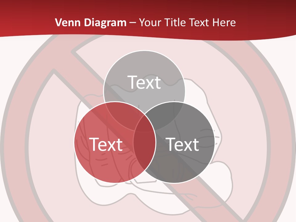 Victory Human Silhouette PowerPoint Template