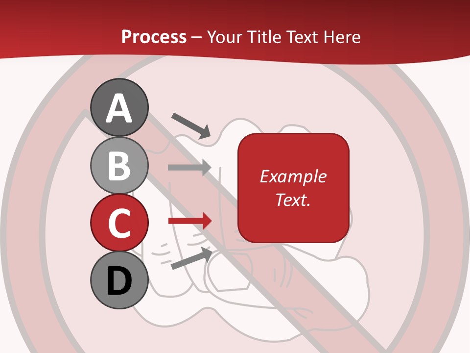 Victory Human Silhouette PowerPoint Template