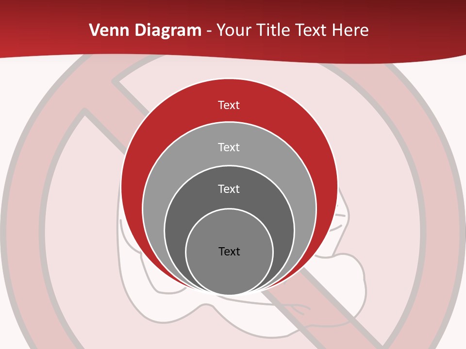 Victory Human Silhouette PowerPoint Template