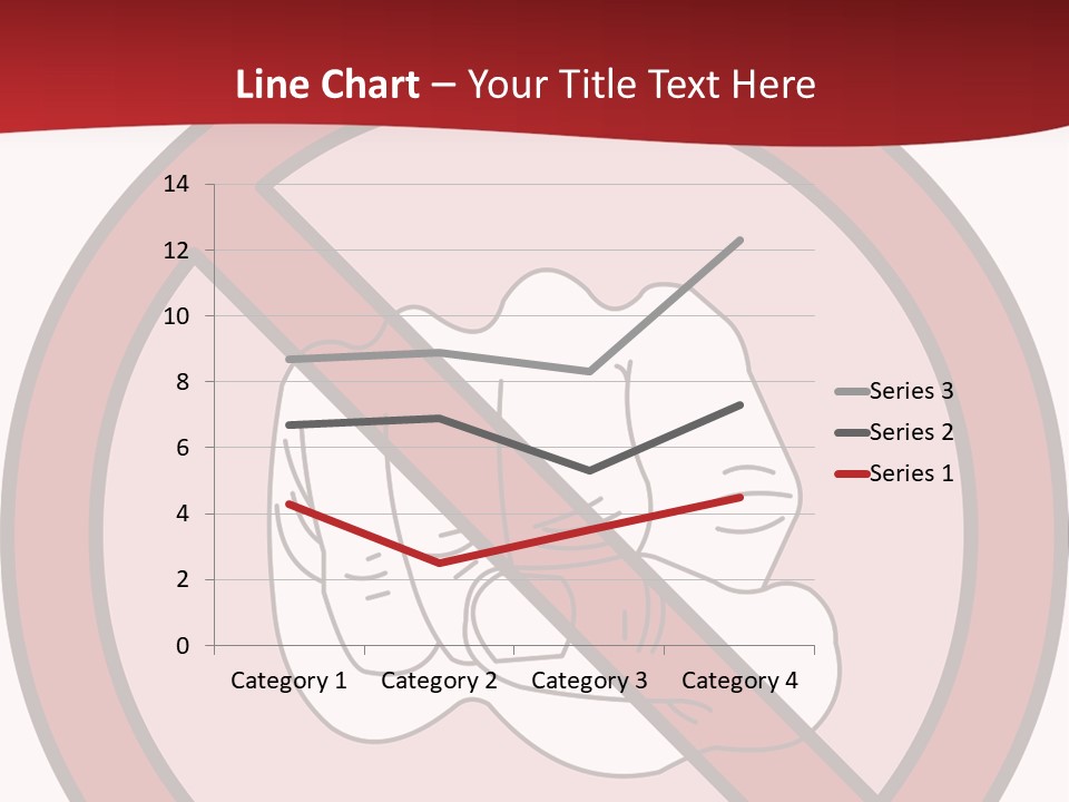 Victory Human Silhouette PowerPoint Template