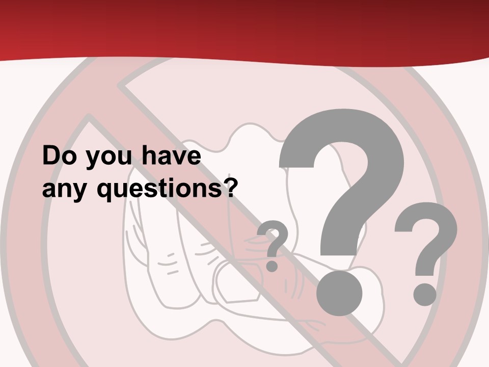 Victory Human Silhouette PowerPoint Template