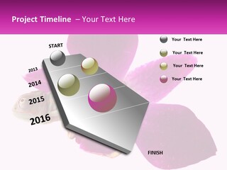 Summer Single Raindrop PowerPoint Template