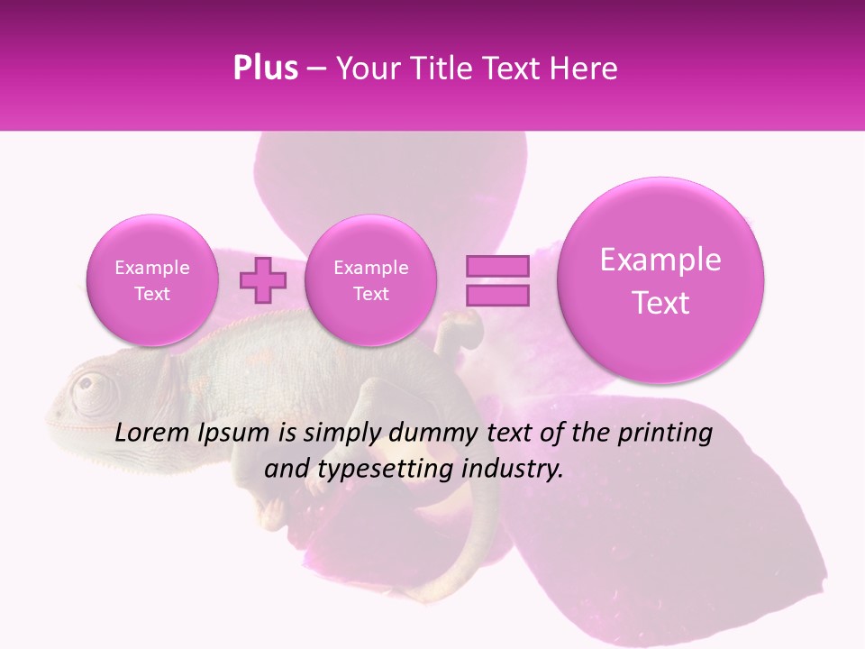 Summer Single Raindrop PowerPoint Template